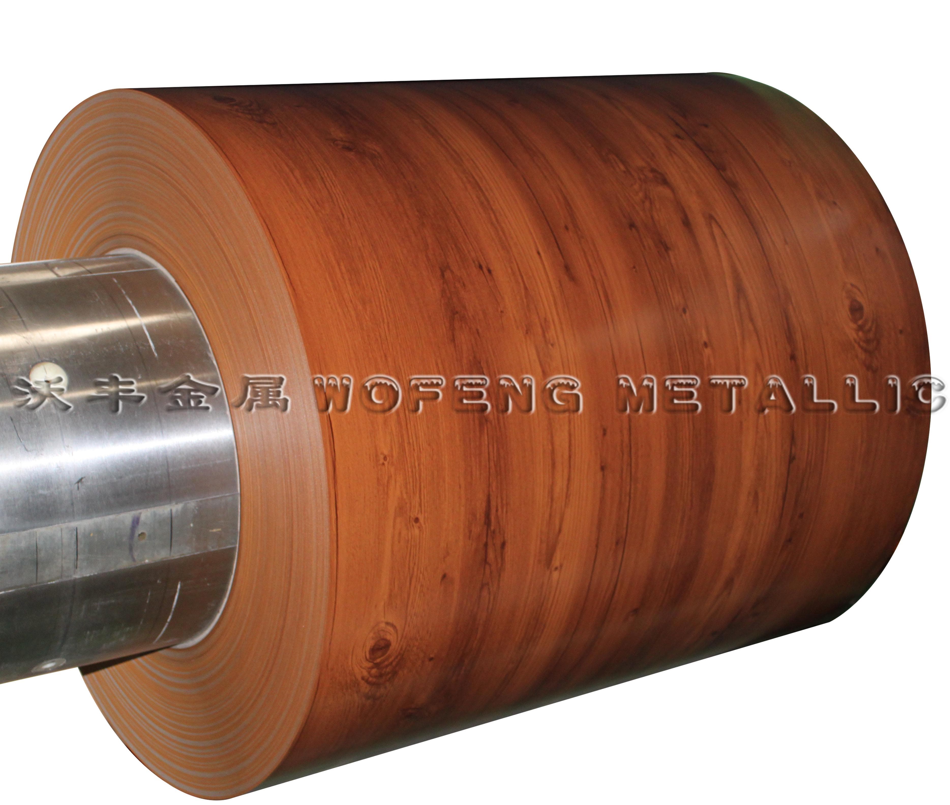 imitation wood grain steel sheet for roofing sheet
